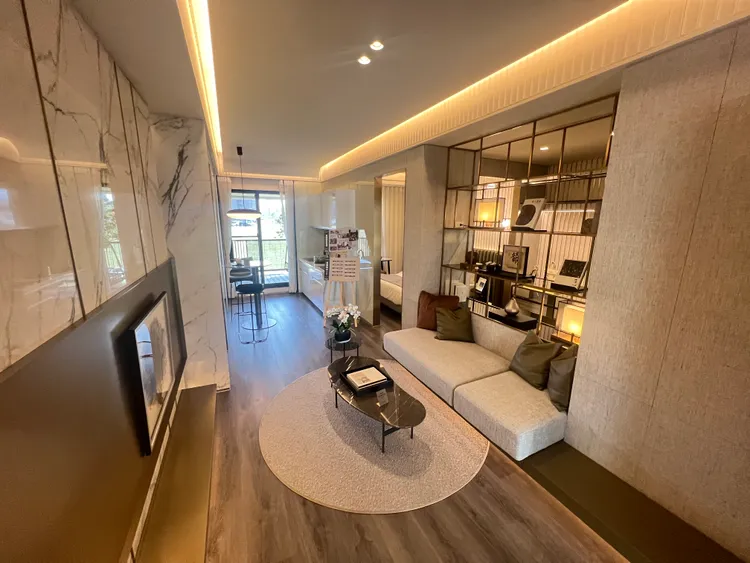 建案屬2-3房住家，建材配備高檔堪比豪宅規劃。葉家銘攝