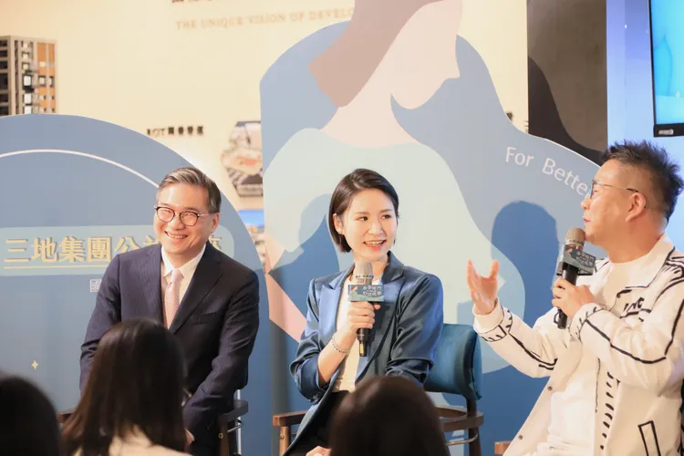 三地集團舉辦婦女健康公益講座，邀請高雄榮總婦產部凍卵權威陳昱蓁醫生(中)演講分享。三地集團提供