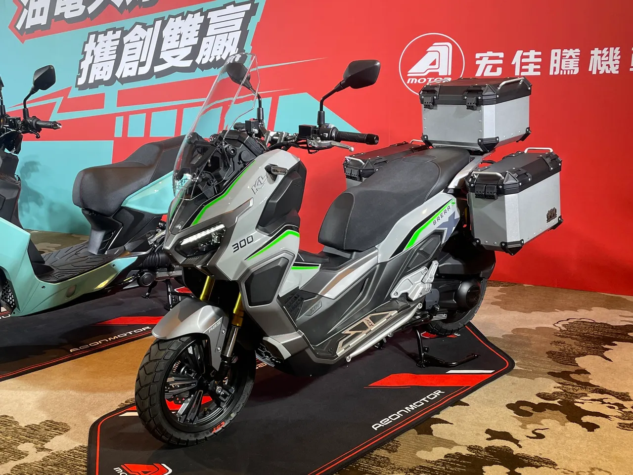 Brera X外型採用歐洲設計,並以多功能的ADV概念呈現全天候運動性能。林浩昇攝