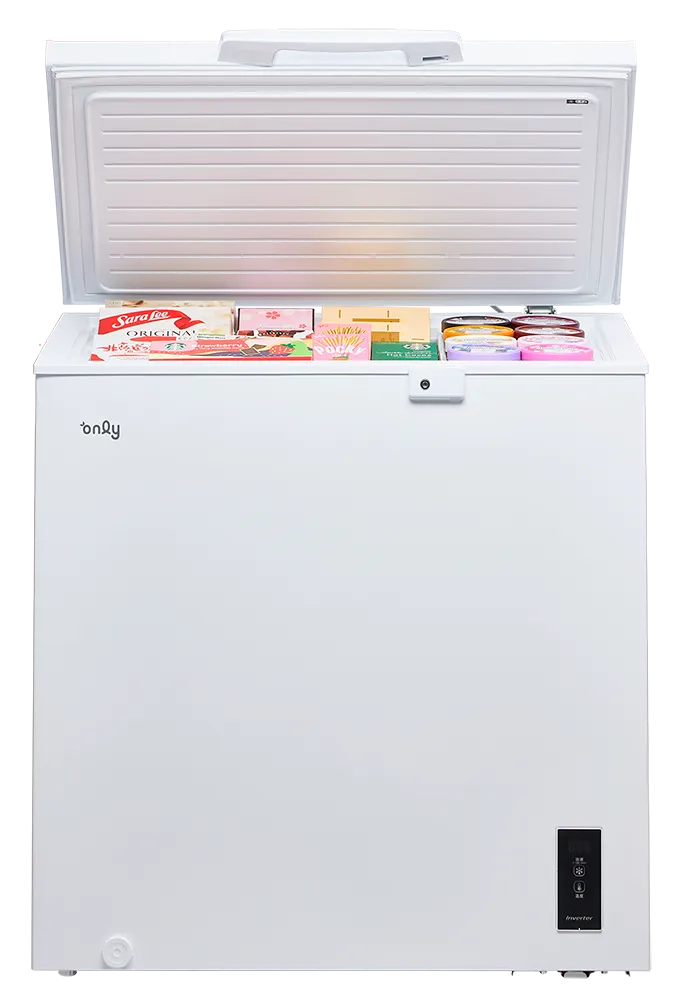 only 200L 變頻節能Hyper商用級臥式冷藏冷凍冰櫃，每月僅20度電，極度省電。翻攝美第官網