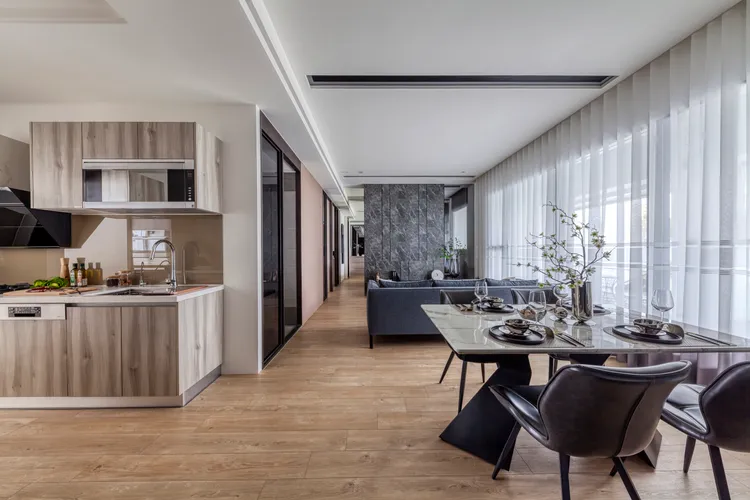 竹慶筑光樣品屋實景。