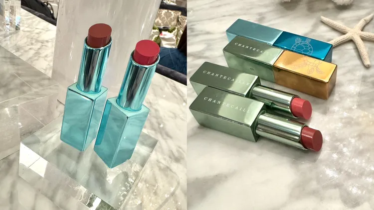 花妍香頌唇膏優雅海龜限定版，各1950元。張家玲攝