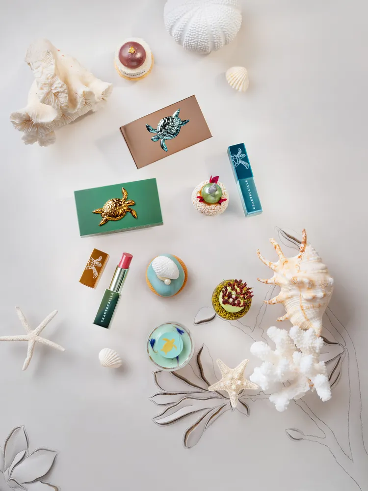 香緹卡x文華東方純淨海洋「龜」寶下午茶饗宴。品牌提供