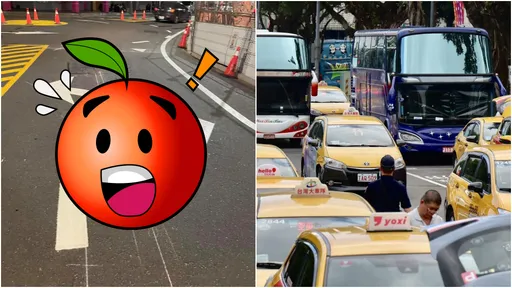 這交通標線用路人「看攏嘸」! 網呆愣:康丁斯基抽象符號?
