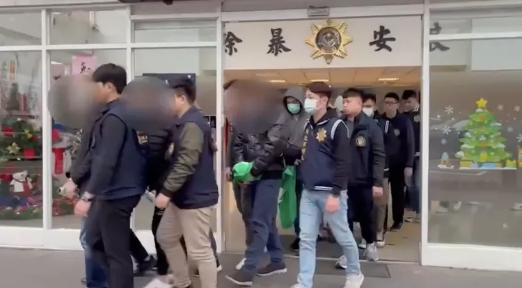 男子林耿宏等人，先前已遭收押禁見。翻攝新北刑大臉書