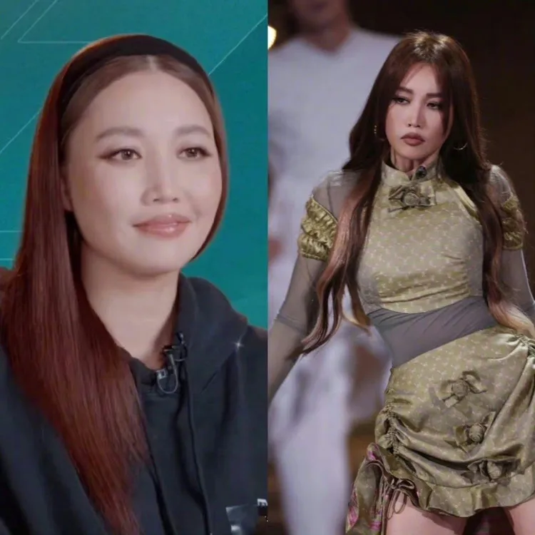 A-Lin去年參加《乘風2023》，共瘦了15公斤。翻攝咪咕視頻微博