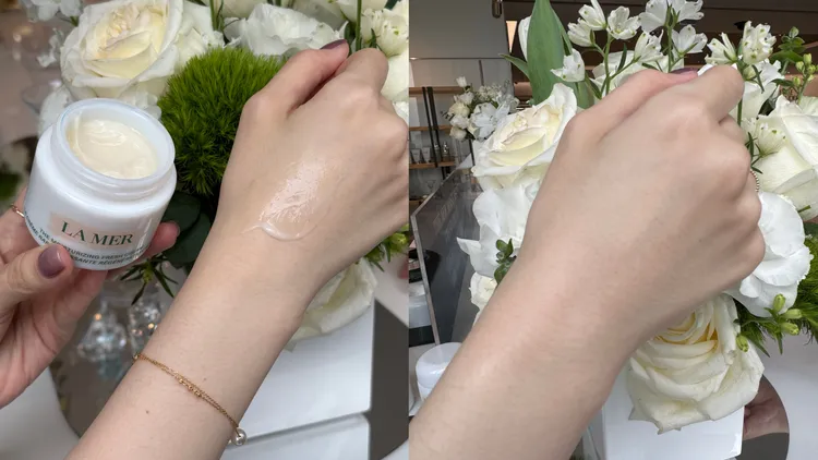 LA MER晶凍凝霜質地輕盈。張家玲攝