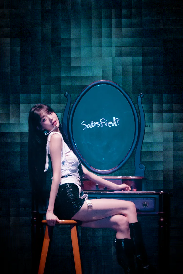 張員瑛個人表演時展現性感魅力。Live Nation Taiwan提供