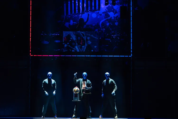 藍人樂團是拉斯維加斯2023十大必看劇場表演。寬宏藝術提供