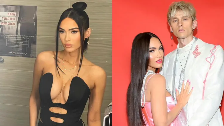 性感女星梅根福克斯和前未婚夫機關槍凱利。翻攝梅根福克斯IG