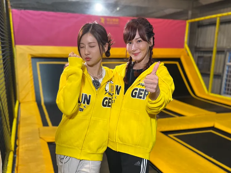 貴客邱琦雯登上《飢餓遊戲》。中視提供