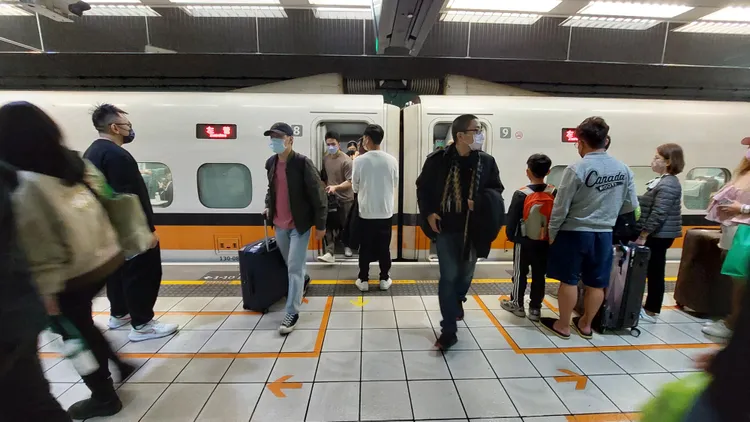 清明連假高鐵加開班次。資料照片