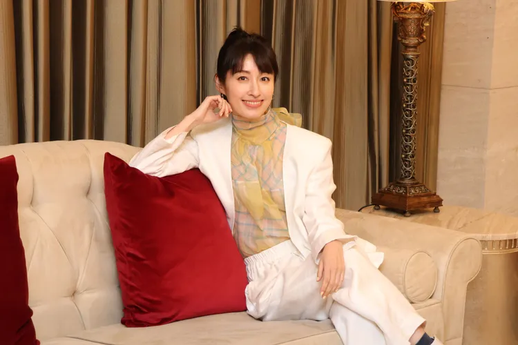 看不出已經42歲的田中千繪。莊宗達攝