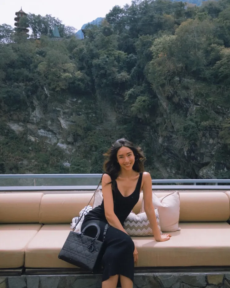 隋棠赴太魯閣旅遊。翻攝自隋棠臉書