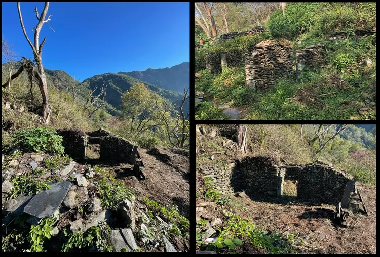 台邦家屋重建前的傾圮樣貌。台邦‧撒沙勒提供