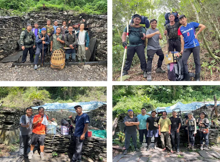 石板家屋修護協作團隊。台邦‧撒沙勒提供