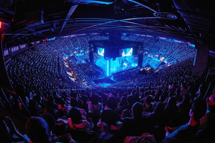 蘇打綠開唱，吸引爆滿的觀眾。緒風有限公司提供