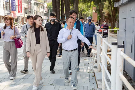 打造安心通學人本城市 高虹安視察竹市西門國小通學步道改善工程