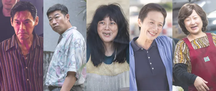 金鐘最強綠葉大集結，夏靖庭（左起）、馬力歐、劉曉憶、黃采儀、廖怡裬。大愛提供