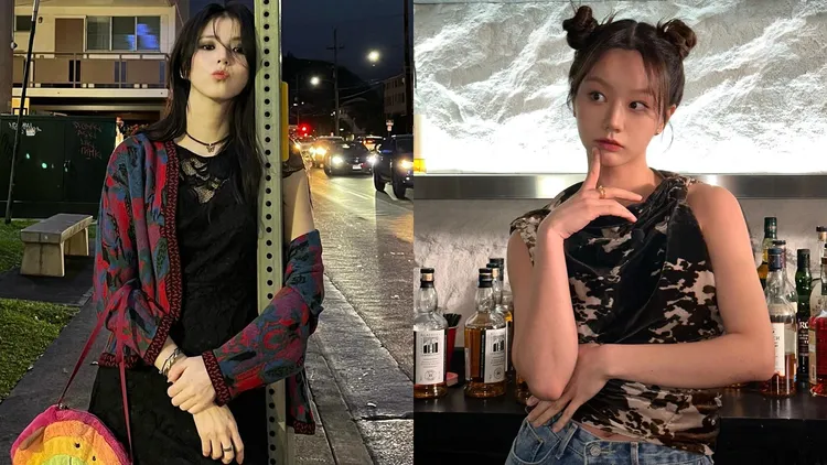 柳俊烈讓新歡韓素希（左圖）、舊愛惠利在IG隔空交火，被指沒擔當。翻攝韓素希、惠利IG