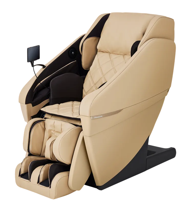 Panasonic「REALPRO 世界之座溫感按摩椅」晨曦棕。業者提供