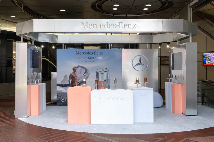 Mercedes-Benz LAND・SEA・AIR香氛概念快閃店。品牌提供