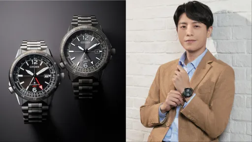 CITIZEN抗磁飛行錶端酷帥鋼鐵灰、曜石黑 韋禮安搶先戴上手