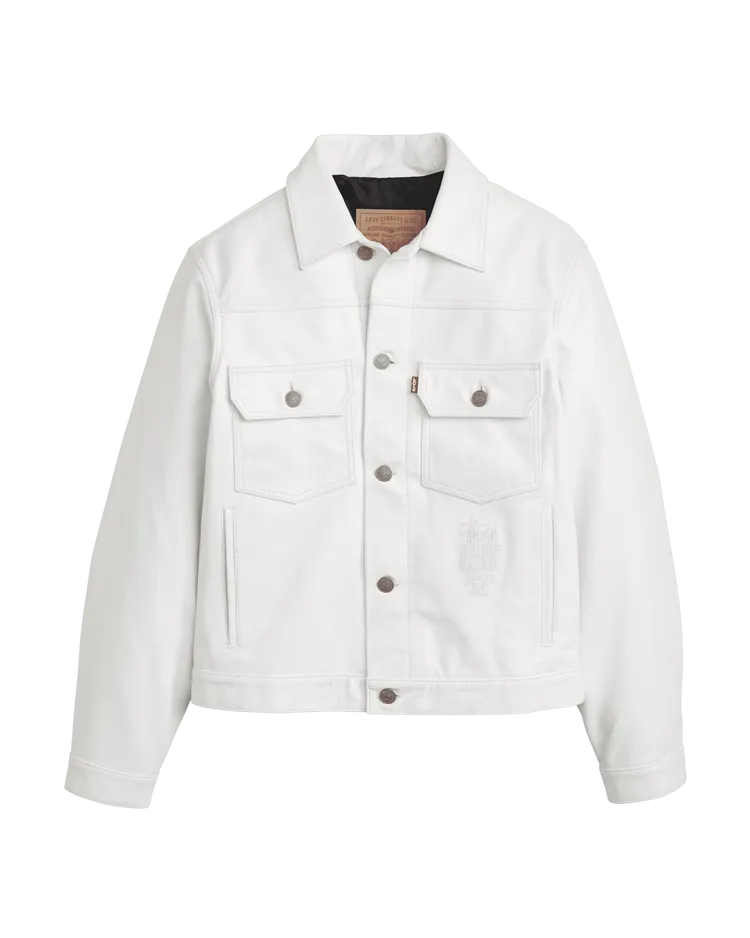 Stüssy & Levi’s皮革夾克外套，1萬3900元。品牌提供