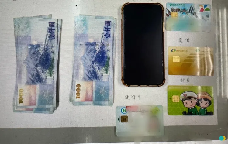 警方起或失竊財物。翻攝畫面