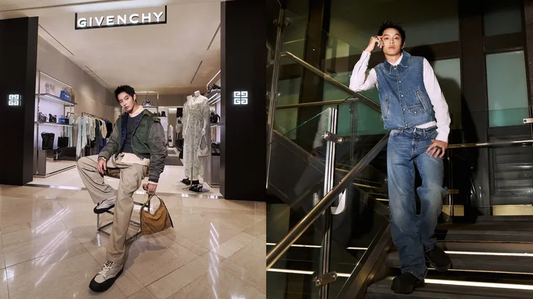 曹佑寧搶逛紀梵希新店。品牌提供