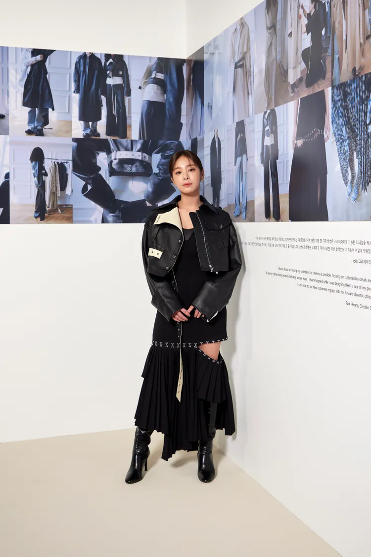 薛仁雅搶先換上聯名系列現身發佈會活動。品牌提供