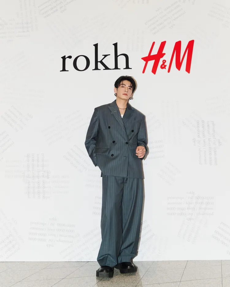 宋柏緯現身H&M聯名Rokh發佈會活動。品牌提供