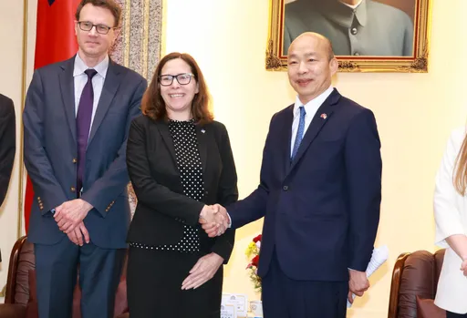 韓國瑜會羅森伯格！讚訪台是「一股穩定的情感」　稱三黨外交國防立場一致