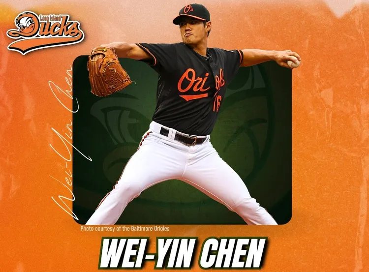 陳偉殷從獨立聯盟再出發。  翻攝Long Island Ducks  X