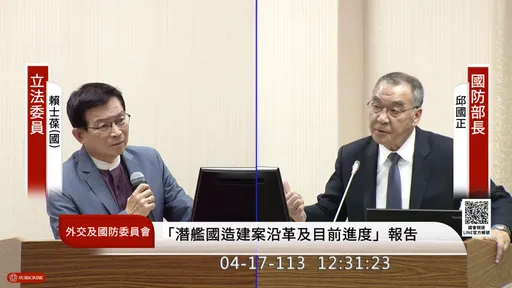 邱國正將離任?賴士葆好難過 曝心裡話「你是我看過極優的部長」