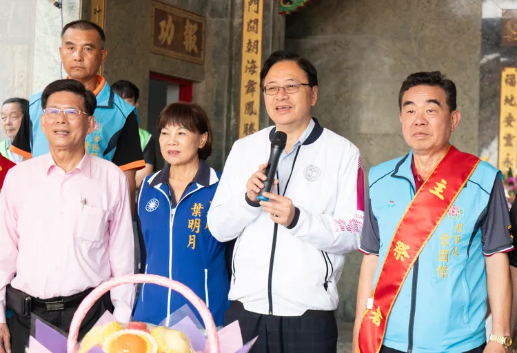 張善政市長到場致意。桃園市府提供