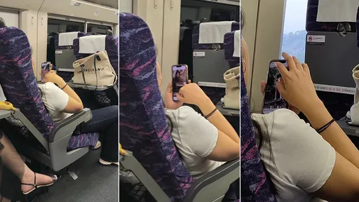 女乘客搭列車「公然看A片」被目擊po網　眾人驚訝熱議