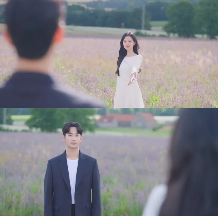 第16集結尾，先走一步的金智媛真的依約帶走金秀賢。翻攝Netflix