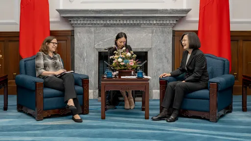 羅森柏格5度訪台　蔡英文：盼台美在經貿、資安深化合作