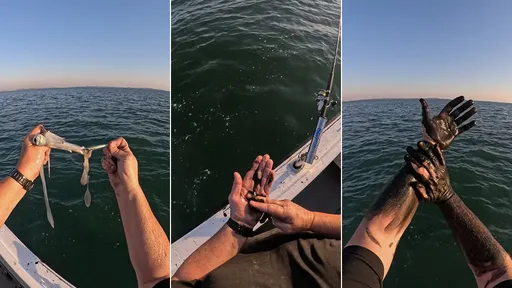 雙手塗滿「烏賊墨水」會怎樣? 他實測5天慘況曝光吸睛千萬人