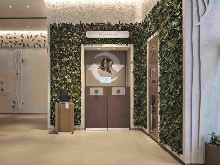 Nespresso以80以上再生鋁製造膠囊，60咖啡機型號使用回收塑料製造，從企業生產鏈完整落實循環經濟。業者提供