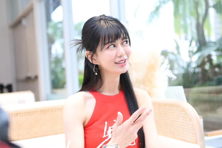 白癡公主笑談自己的小癖好。攝影中心攝