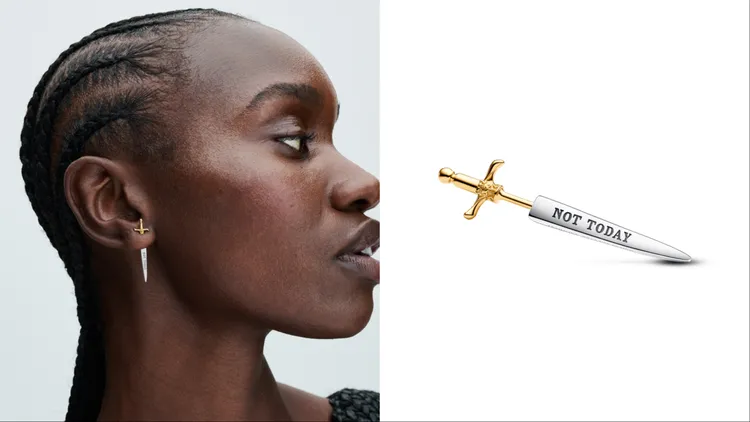 《冰與火之歌：權力遊戲》短劍Needle耳環（單只販售），2080元。品牌提供