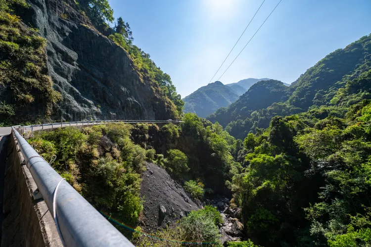 北橫新榮華橋災害復建工程。桃園市府提供