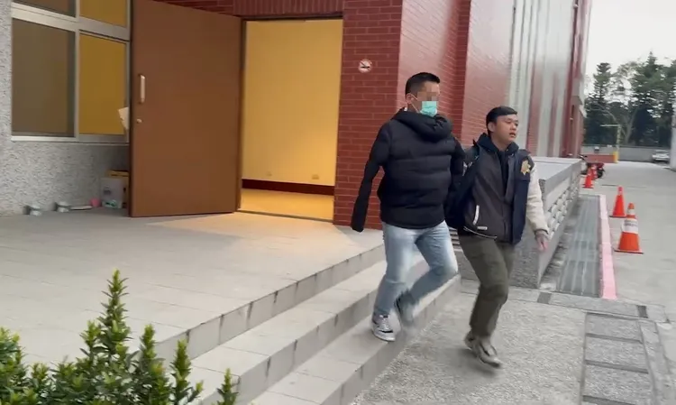 李男遭移送偵辦。翻攝畫面