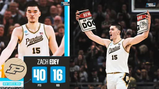 NCAA三月瘋!華裔「小姚明」狂轟40分 率隊殺進最終四強