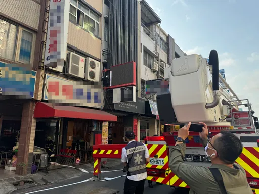 高雄必比登推薦名店「昭明海產」遇祝融　雲梯車出動救受困3樓民眾