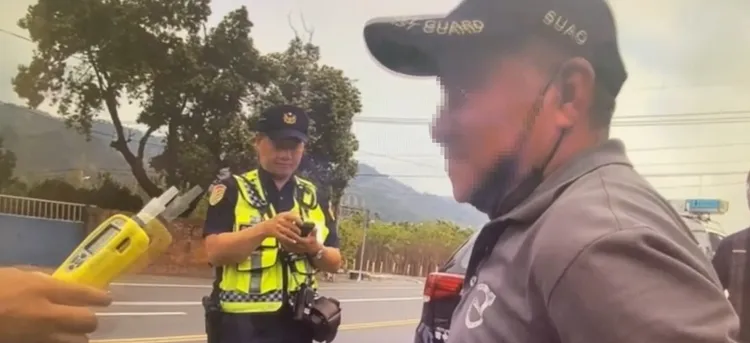 尤姓駕駛酒測值高達1.14毫克。民眾提供