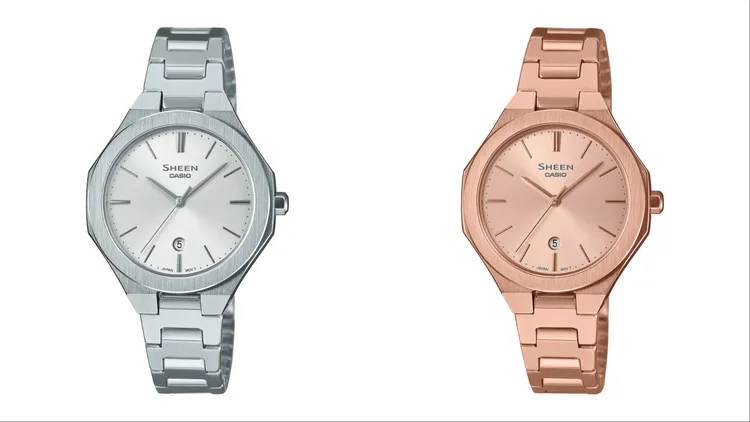 SHE-4563D-7A（左）4500元、SHE-4563PG-4A（右）5500元。品牌提供