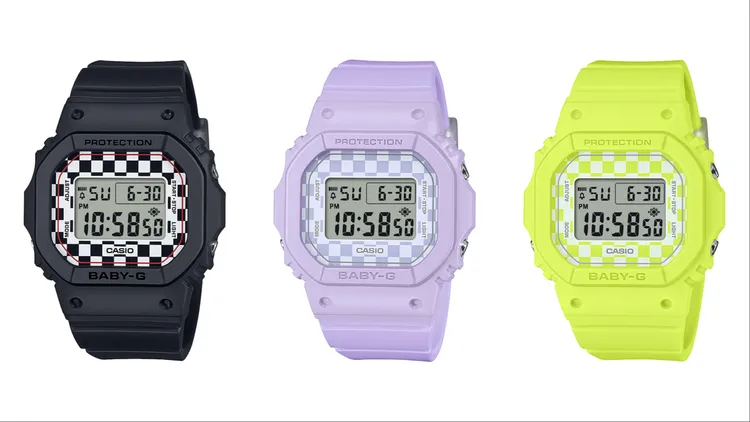 CASIO BABY-G早春女錶BGD-565GS，各2800元。品牌提供